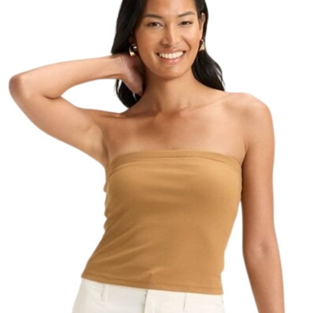 Women's Tube Top - A New Day Brown XS